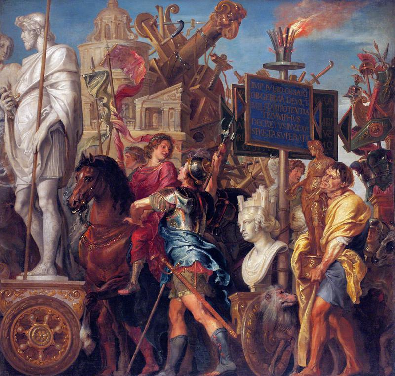 Caesars Triumph, Peter Paul Rubens und Erasmus Quellinus II, gemeinfrei, WikiCommons
